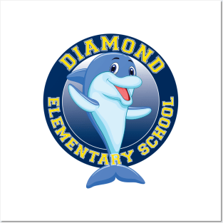 Diamond ES logo in full color Posters and Art